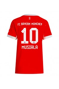 Bayern Munich Jamal Musiala #10 Jalkapallovaatteet Naisten Kotipaita 2025-26 Lyhythihainen